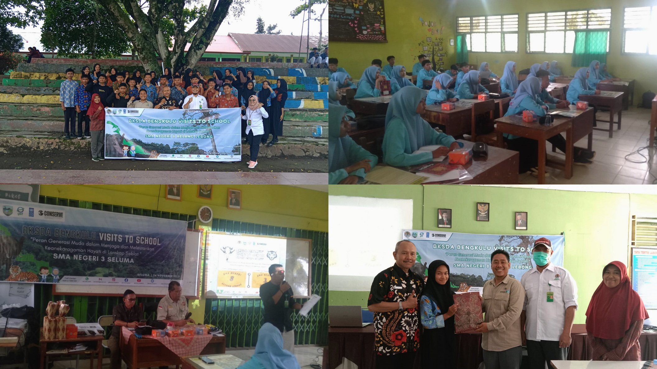 MENGAJAK GENERASI MUDA PEDULI LANSKAP SEBLAT, BKSDA BENGKULU GALAKKAN VISITS TO SCHOOL